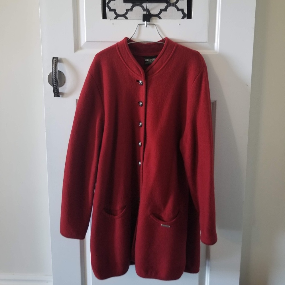 Geiger Button-Down Sweater Or Jacket - image 1